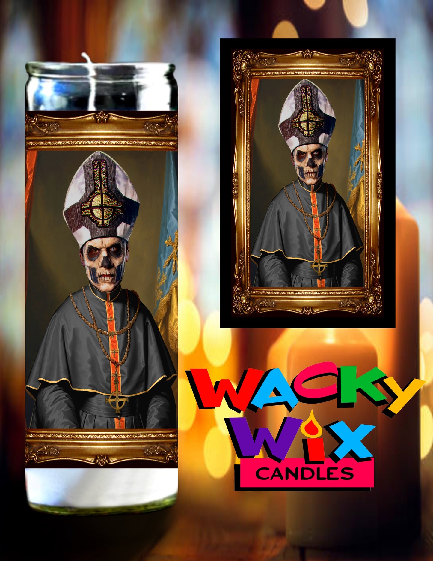 Ghost - Papa Emeritus Prayer Candle