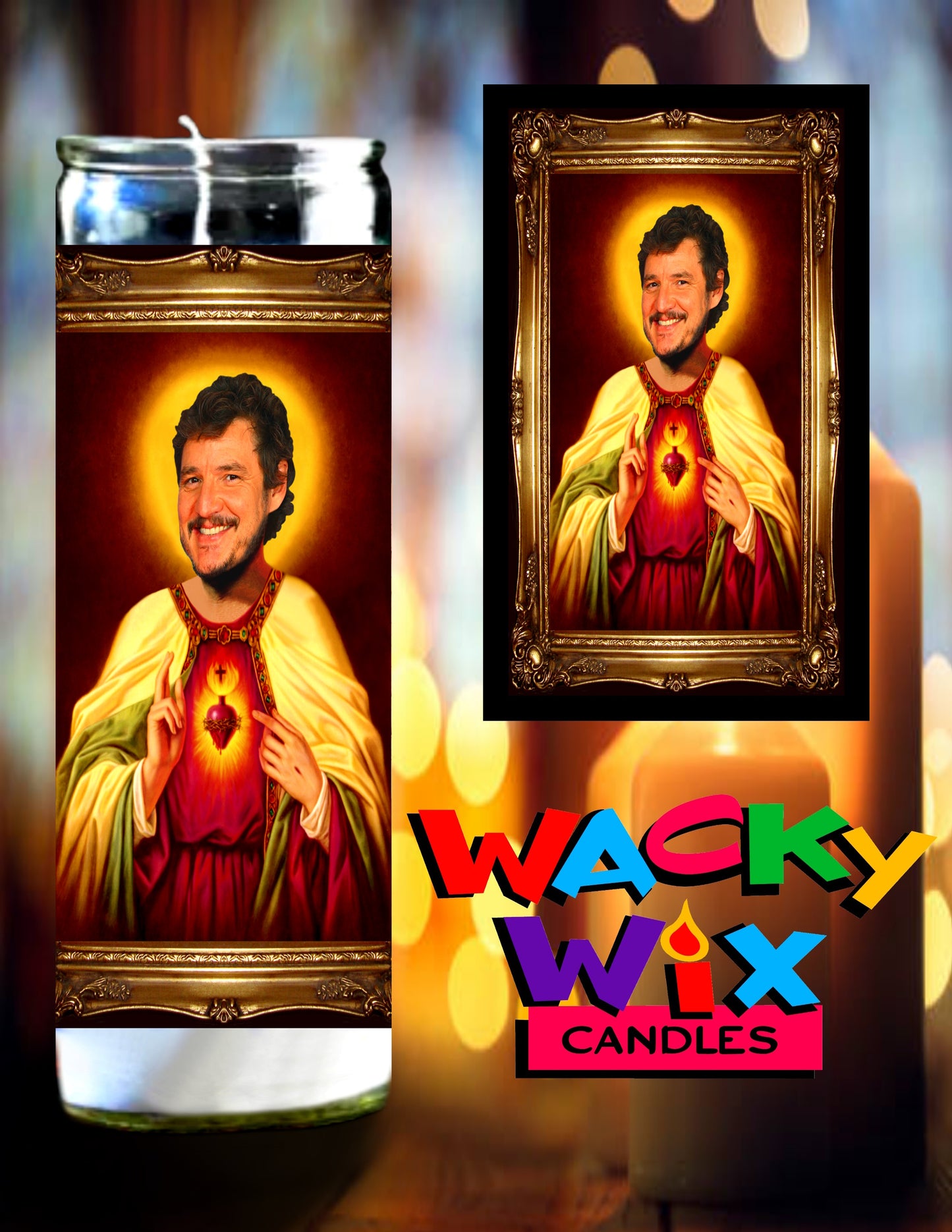 Pedro Pascal Prayer Candle