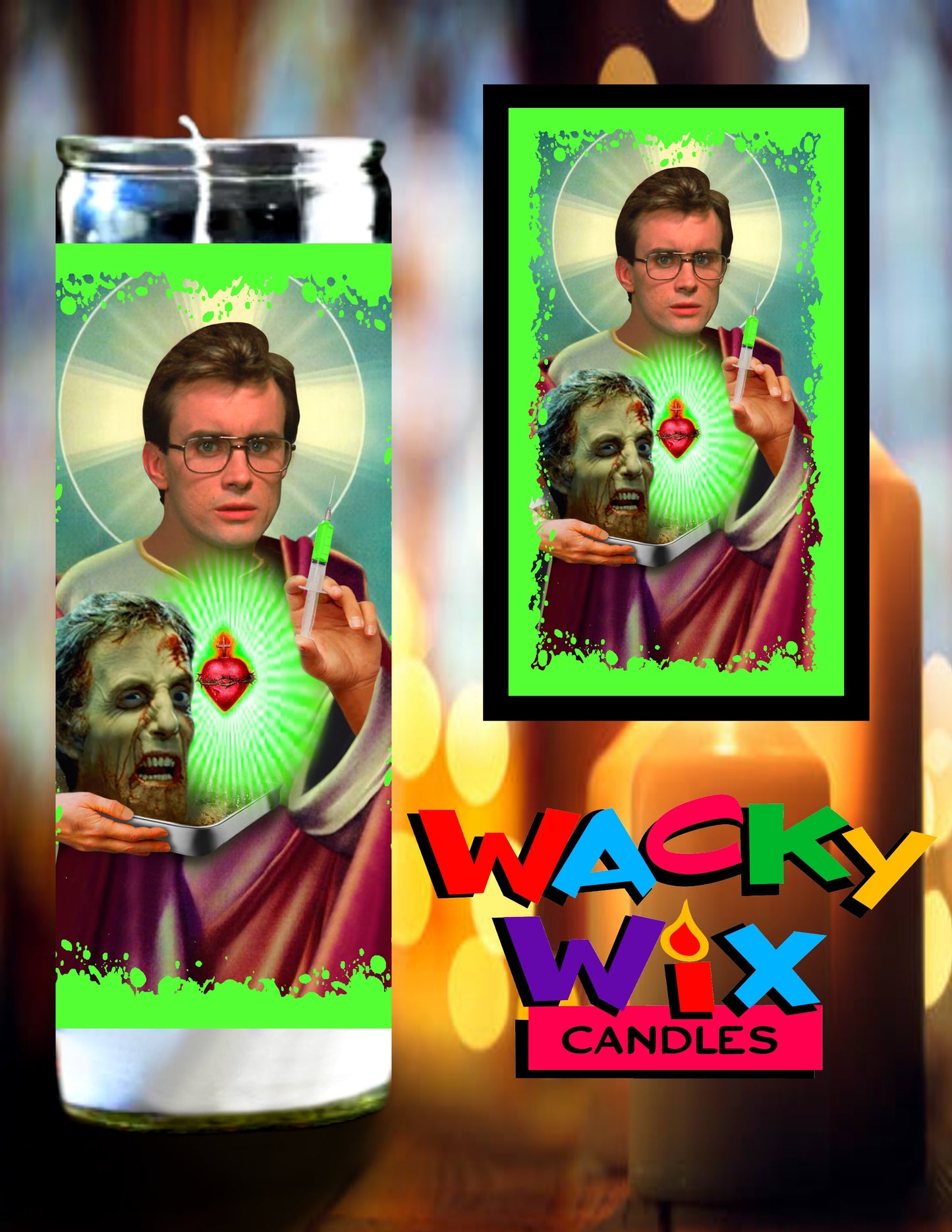 Re-Animator - Herbert West Prayer Candle