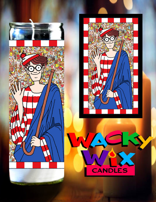Where's Waldo Prayer Candle
