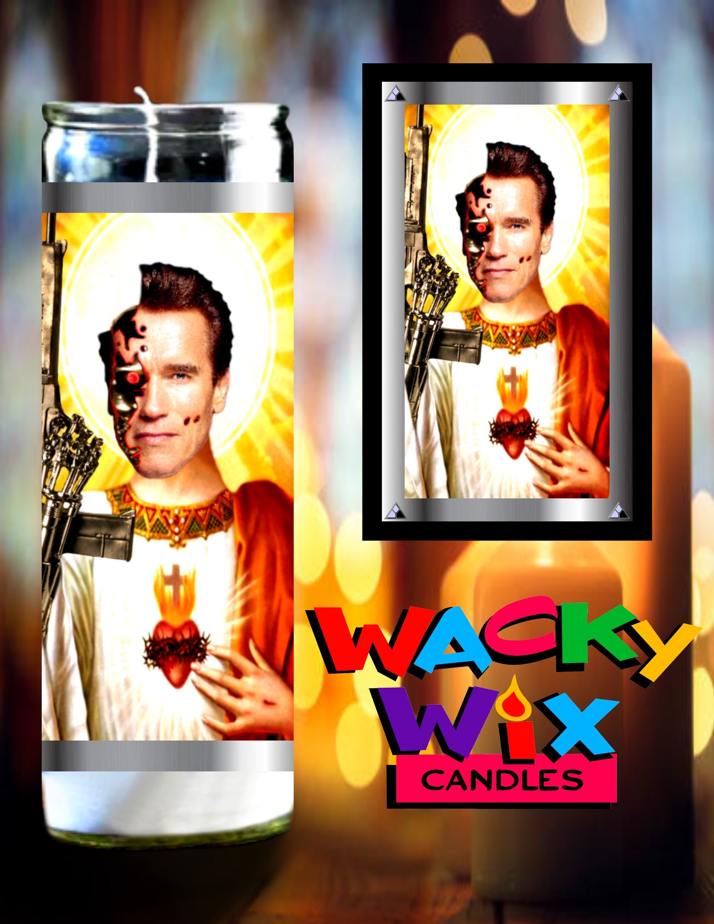 Terminator - T-800 Prayer Candle