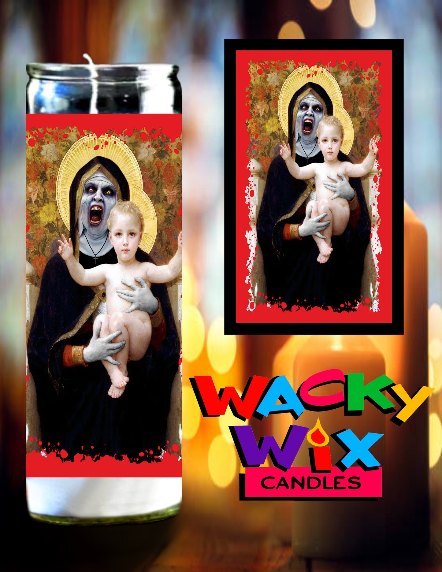 The Nun Prayer Candle