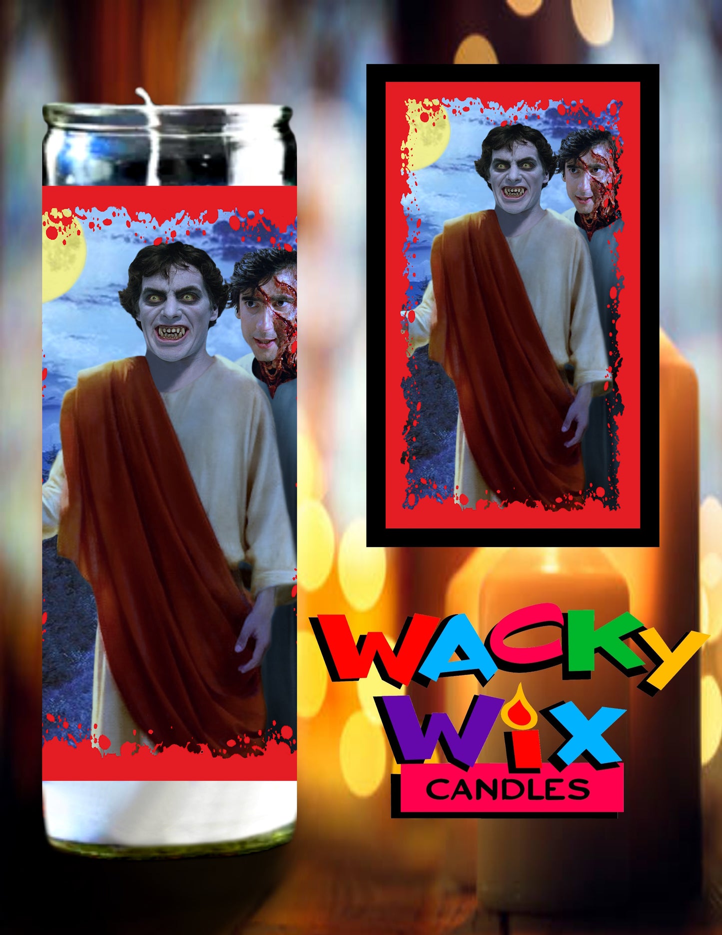 An American Werewolf in London - David & Jack Prayer Candle