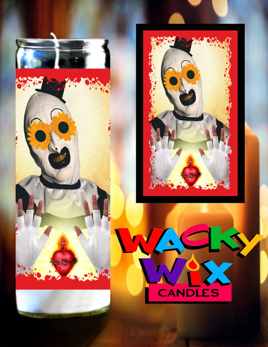 ONLINE EXCLUSIVE Terrifier - Art the Clown Prayer Candle