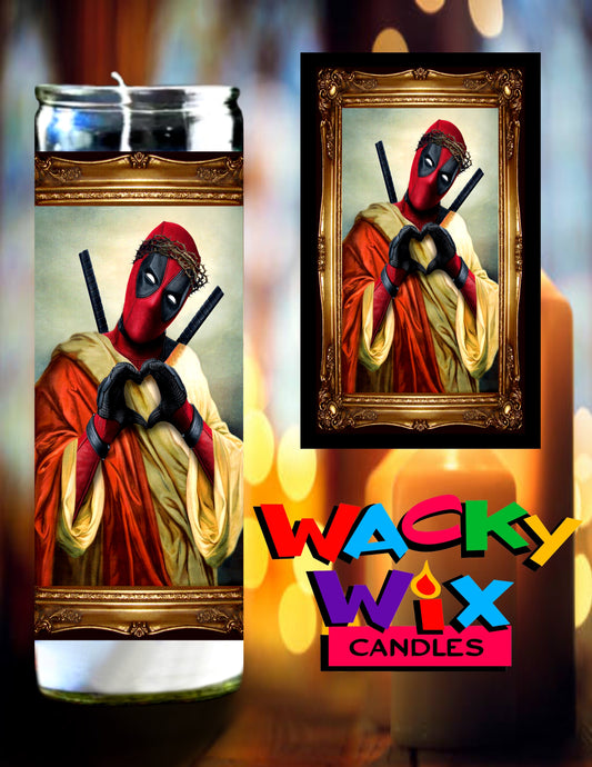 Deadpool & Wolverine - Deadpool Prayer Candle