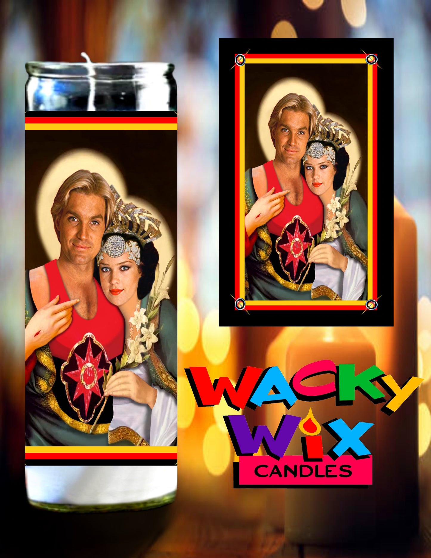 Flash Gordon Prayer Candle