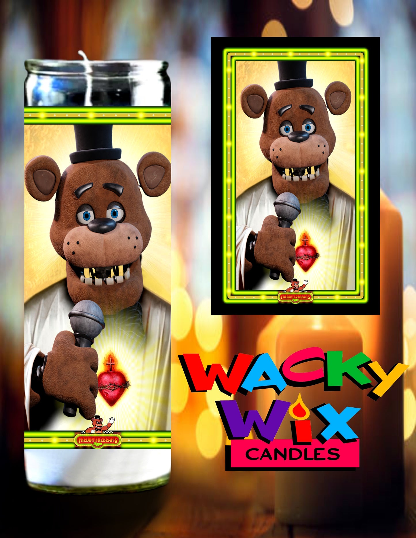 Five Nights at Freddy's - Freddy Fazbear Prayer Candle