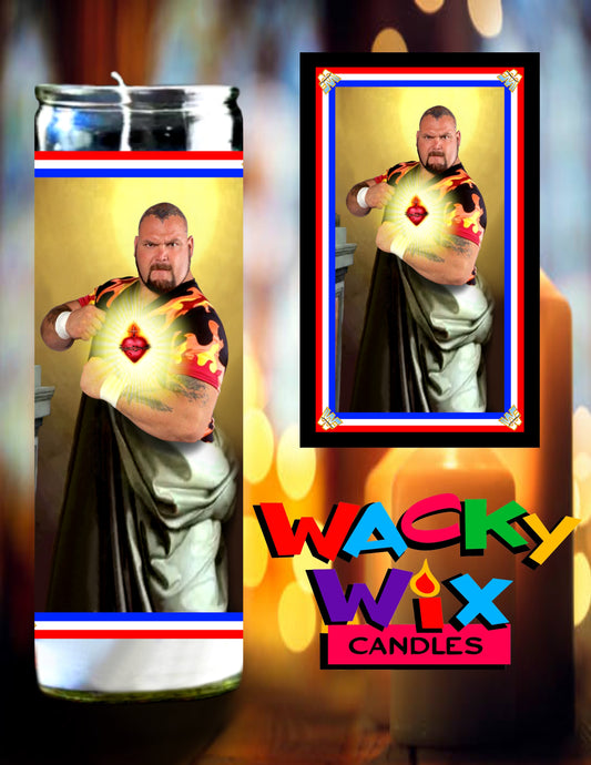 WWF - Bam Bam Bigelow Prayer Candle