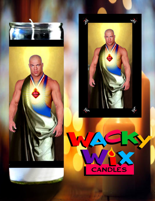 WWF - Kurt Angle Prayer Candle