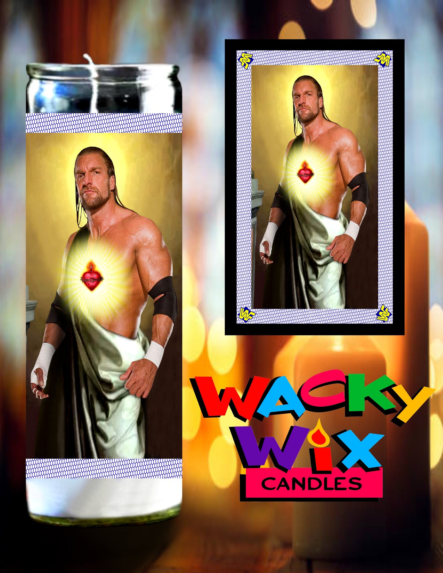 WWF - Triple H Prayer Candle