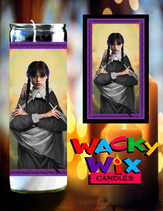 Wednesday - Wednesday Addams Prayer Candle