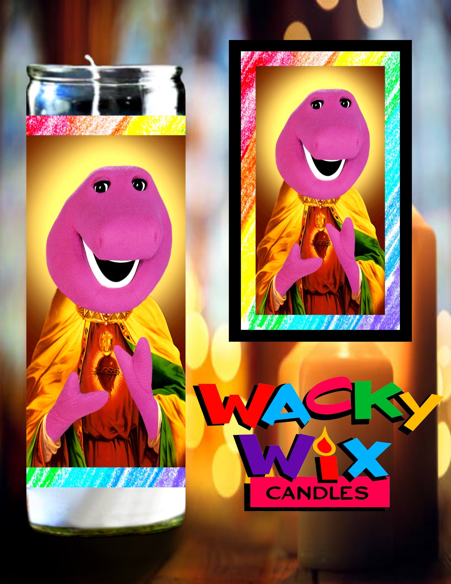 Barney Prayer Candle