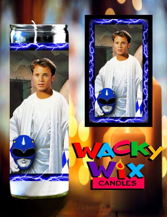 Mighty Morphin Power Rangers - Blue Ranger Billy Prayer Candle