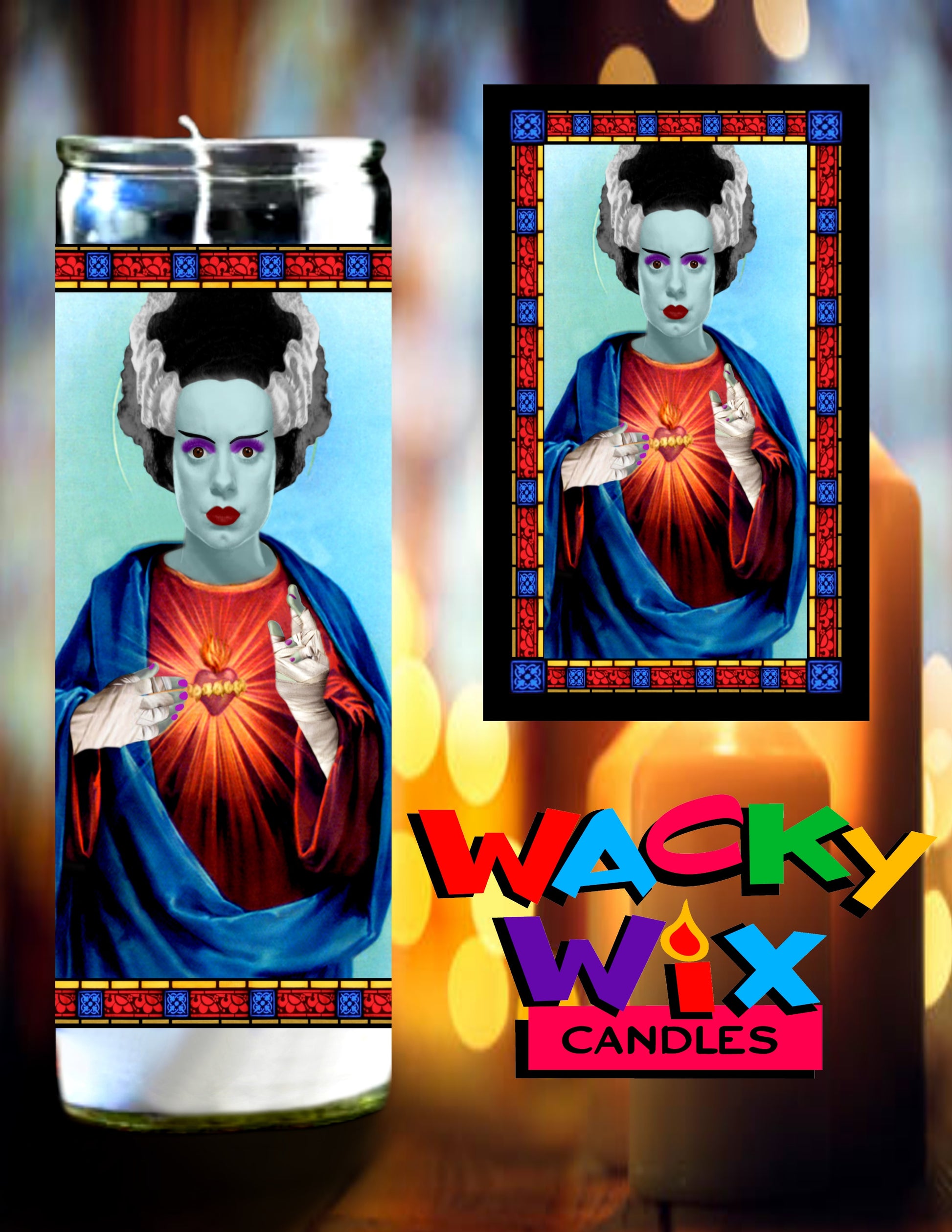 Universal Studios - The Bride of Frankenstein Prayer Candle