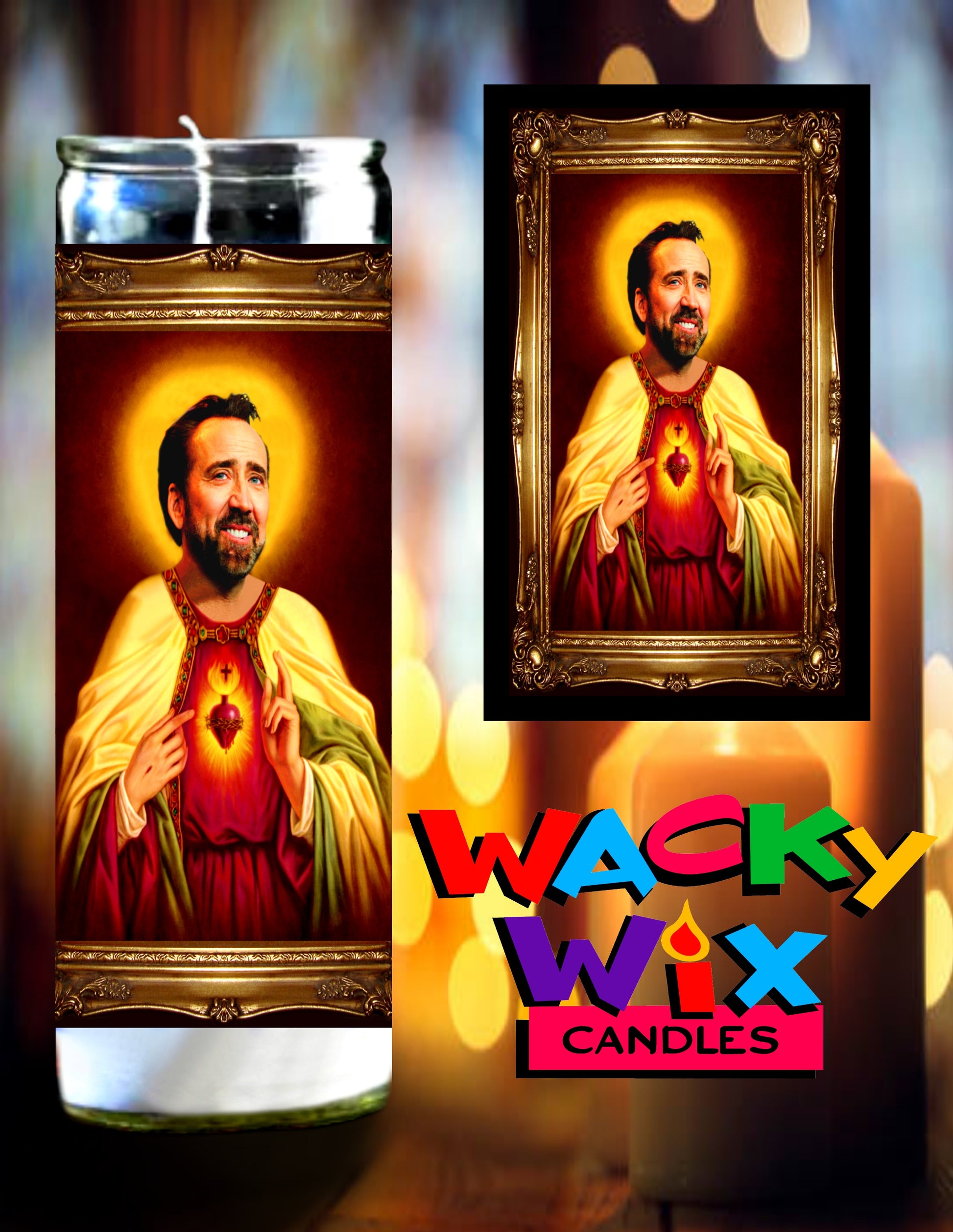 Nicolas Cage Prayer Candle