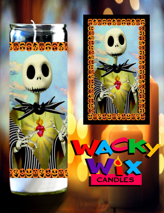 Nightmare Before Christmas - Jack Skellington Prayer Candle