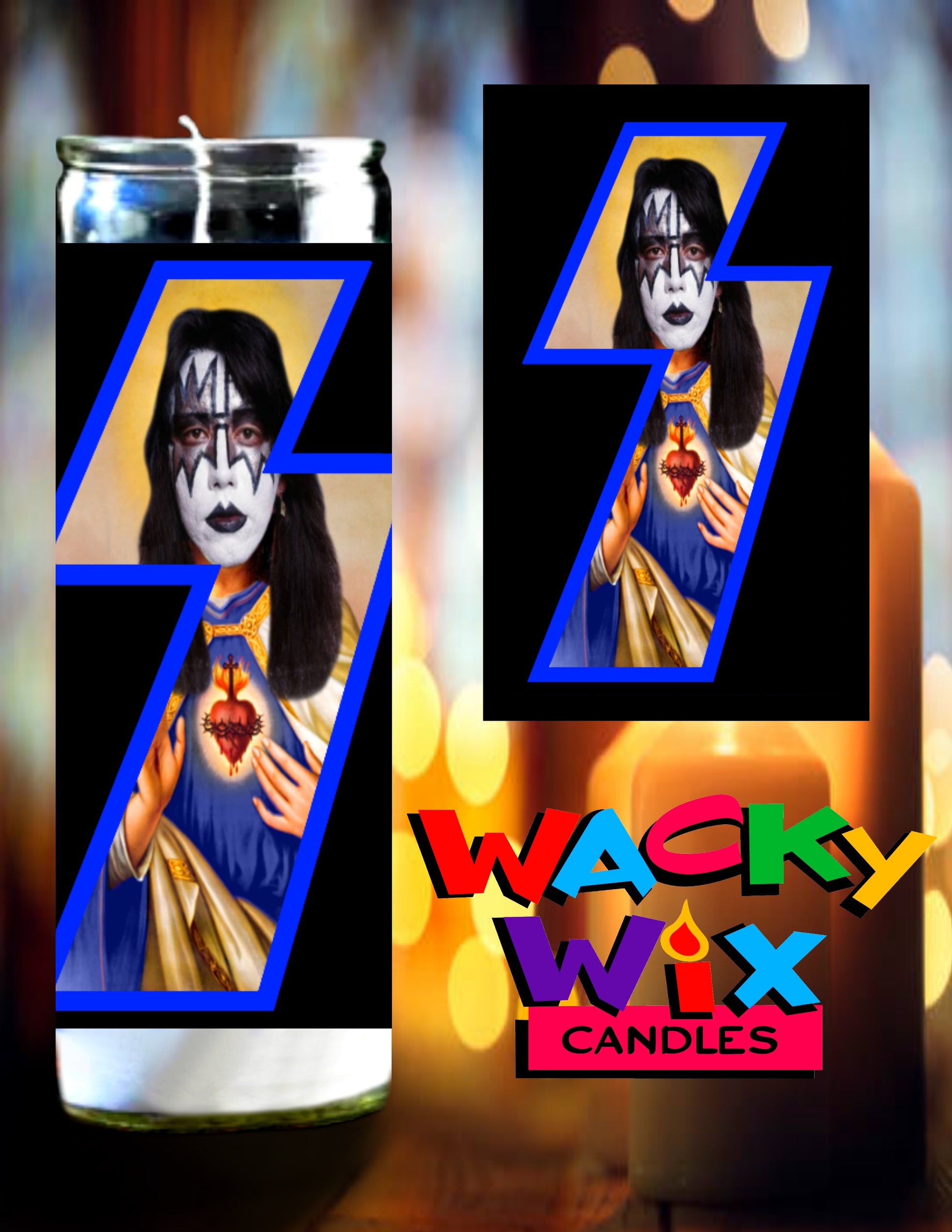 KISS - Spaceman Prayer Candle