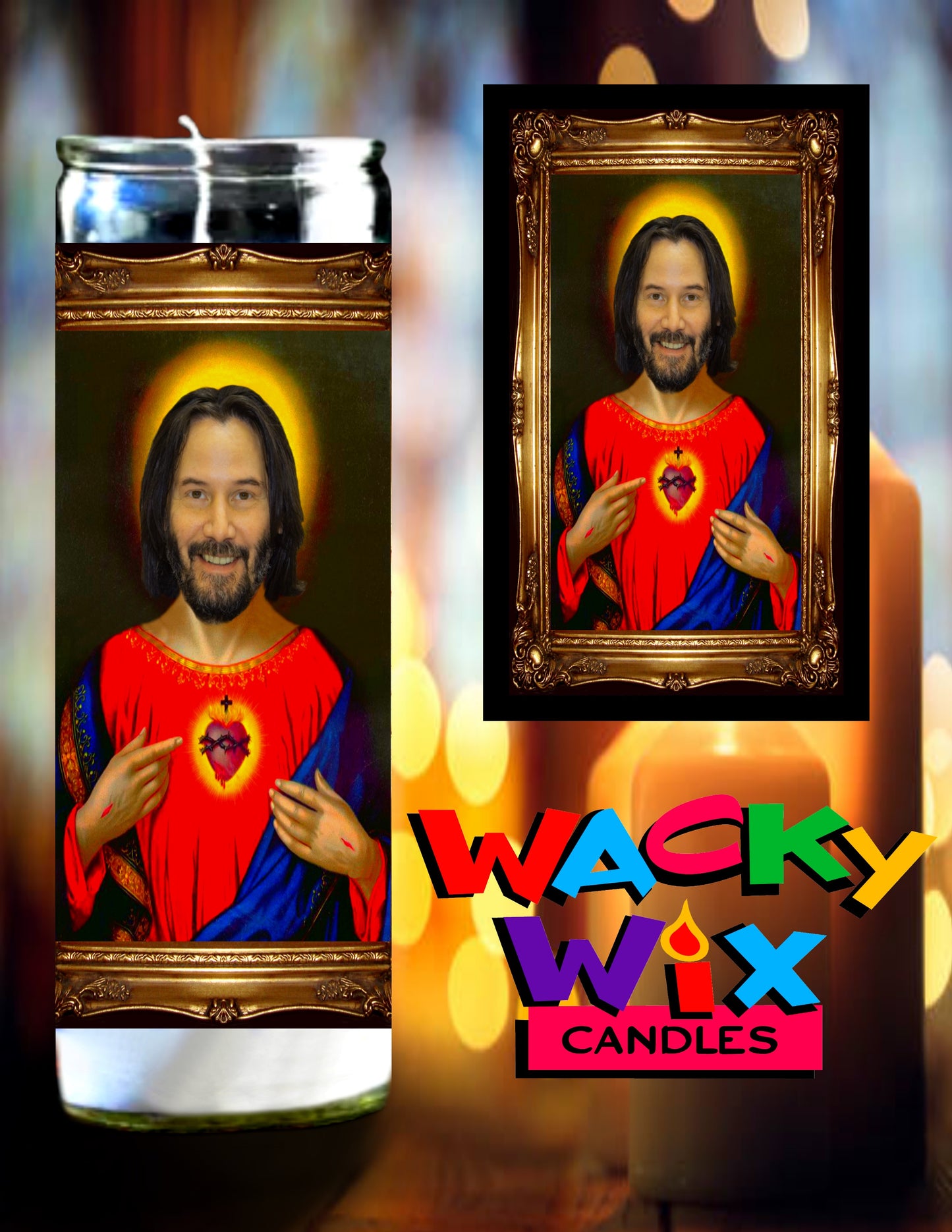 Keanu Reeves Prayer Candle