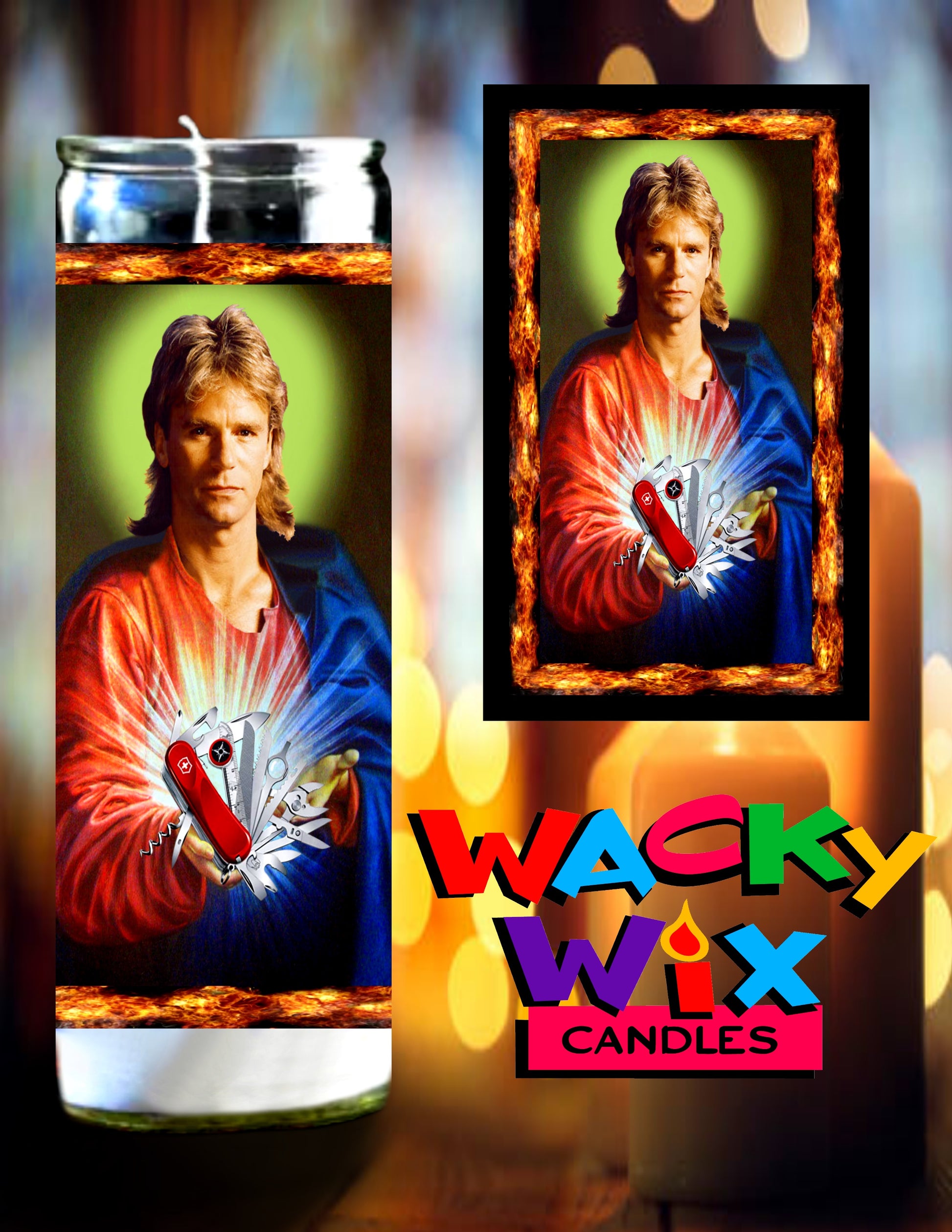 MacGyver Prayer Candle