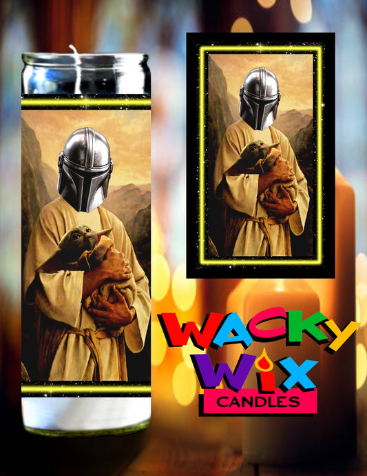 Star Wars - The Mandalorian with Grogu Prayer Candle