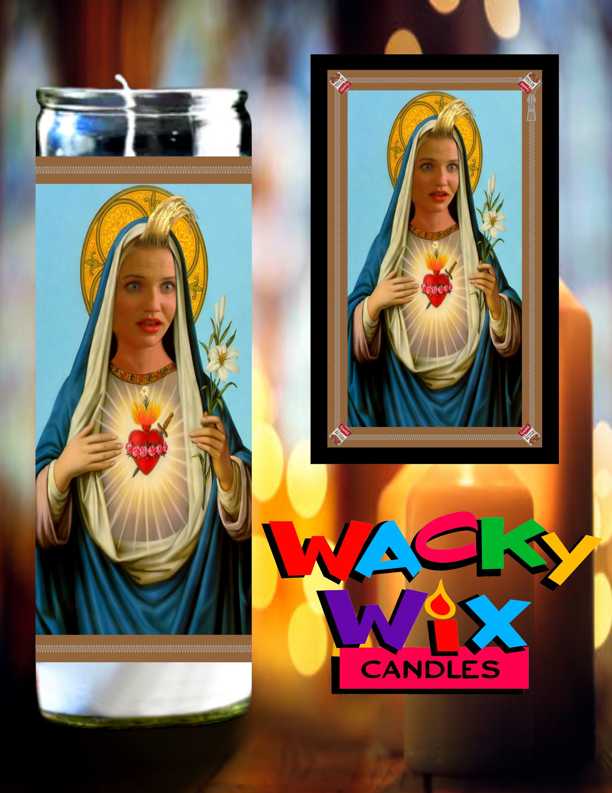 There's Something About Mary - Mary Prayer Candle