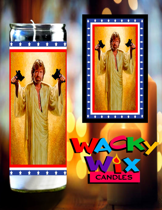 Chuck Norris Prayer Candle