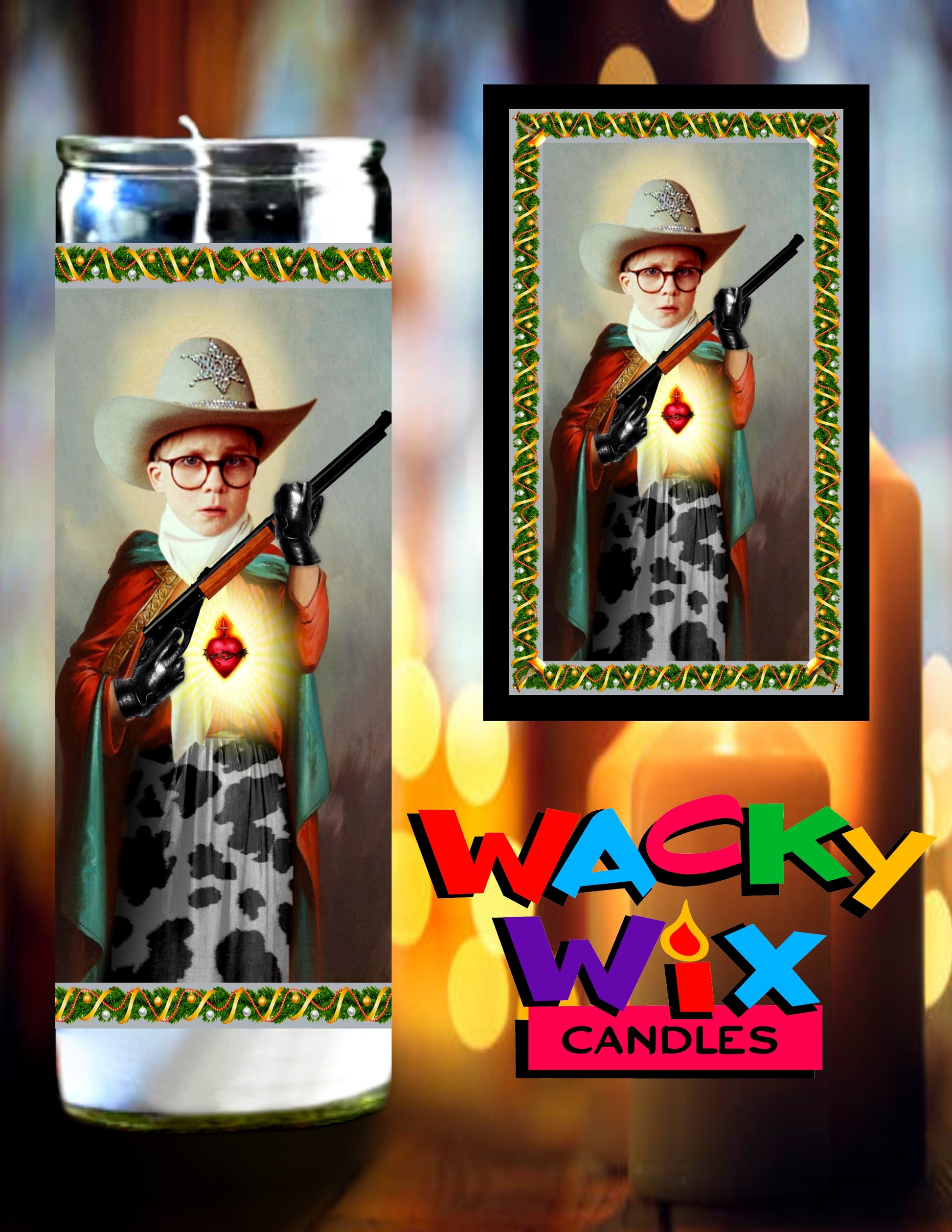 A Christmas Story - Ralphie Prayer Candle