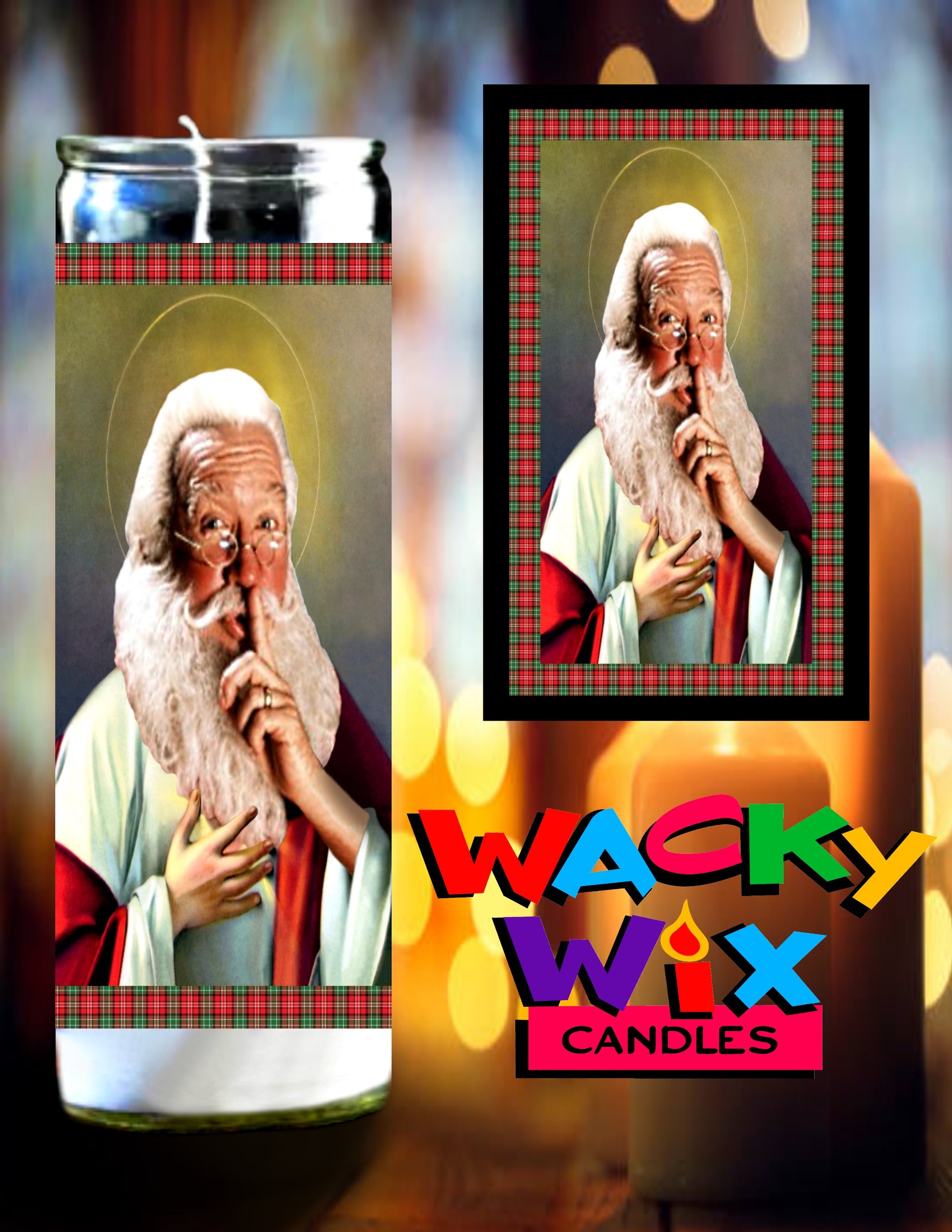 Santa Clause Prayer Candle