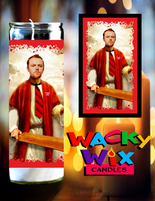 Shaun of the Dead Prayer Candle