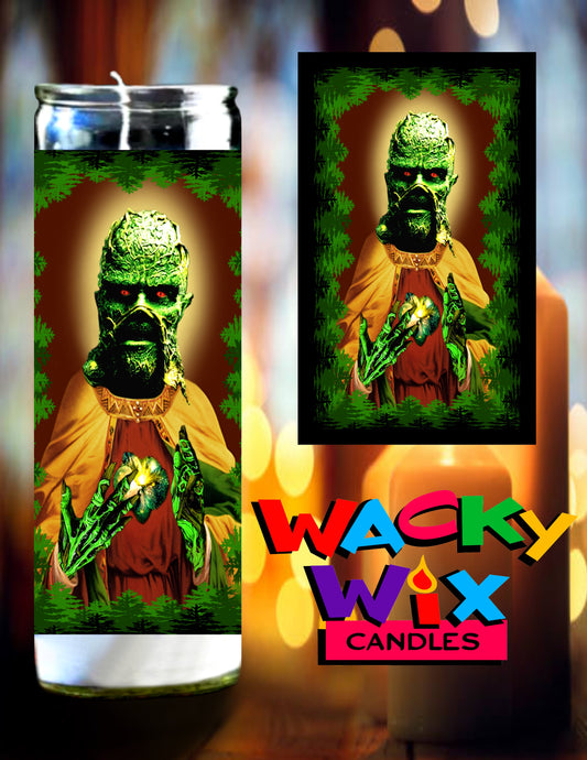 Swamp Thing Prayer Candle