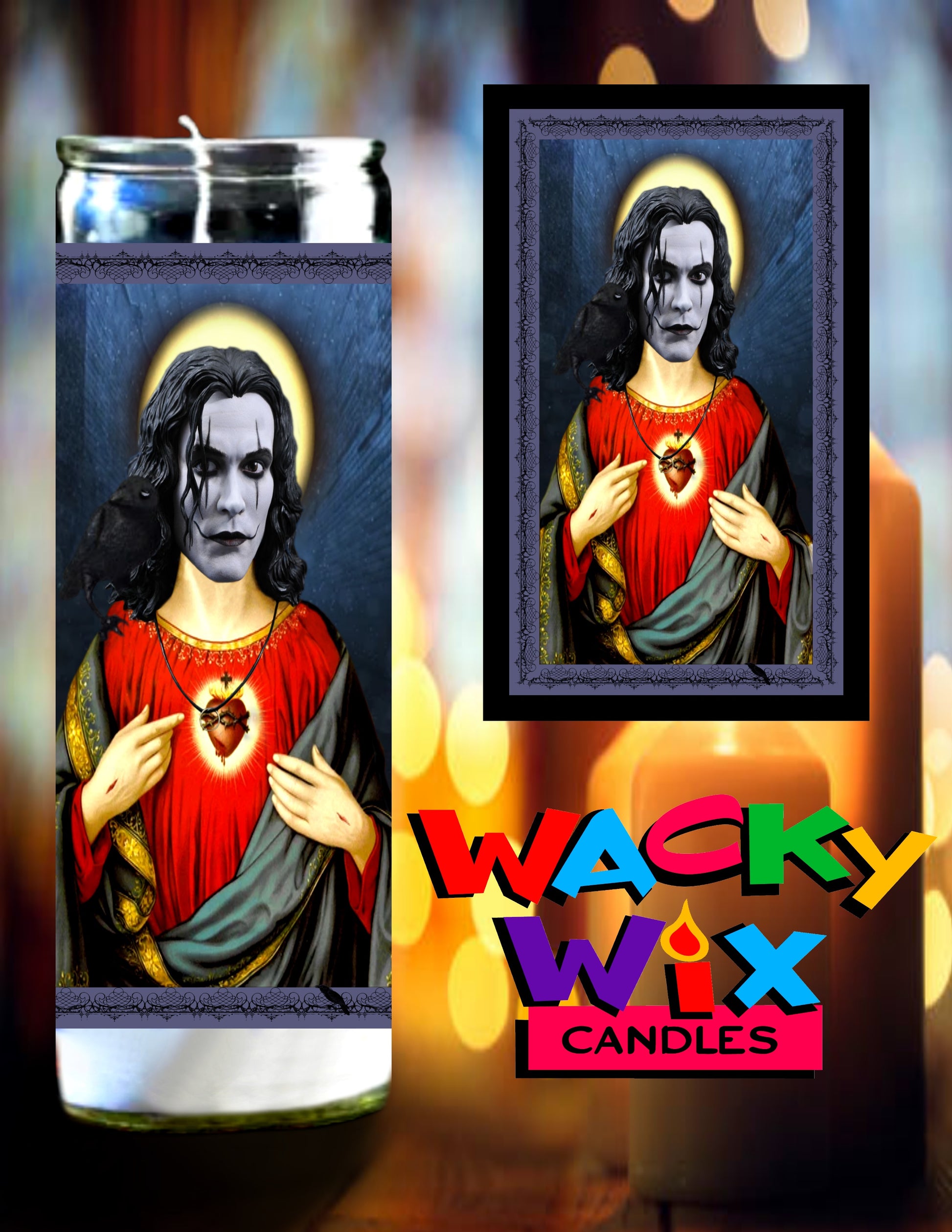 The Crow Prayer Candle