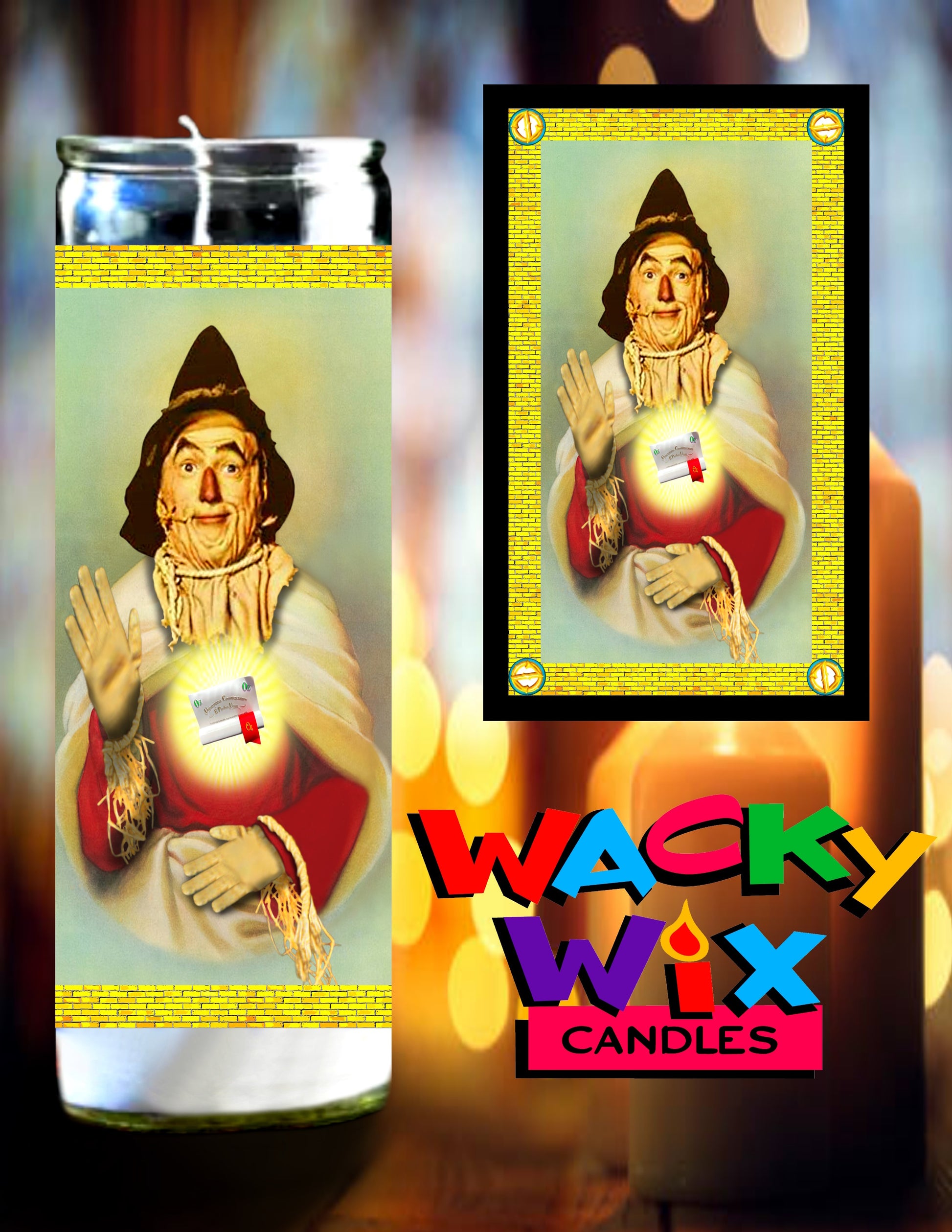 The Wizard of Oz - The Scarecrow Prayer Candle