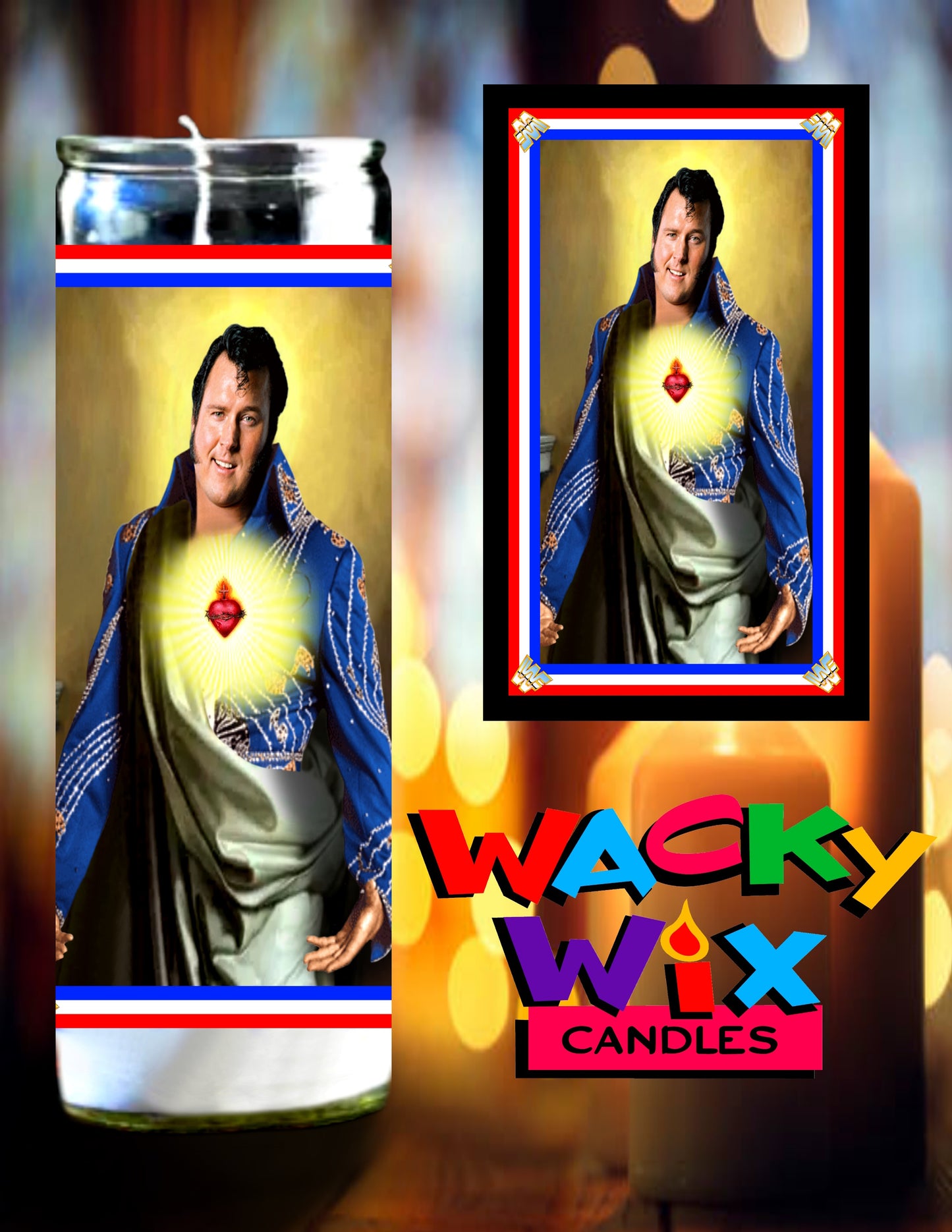 WWF - Honky Tonk Man Prayer Candle