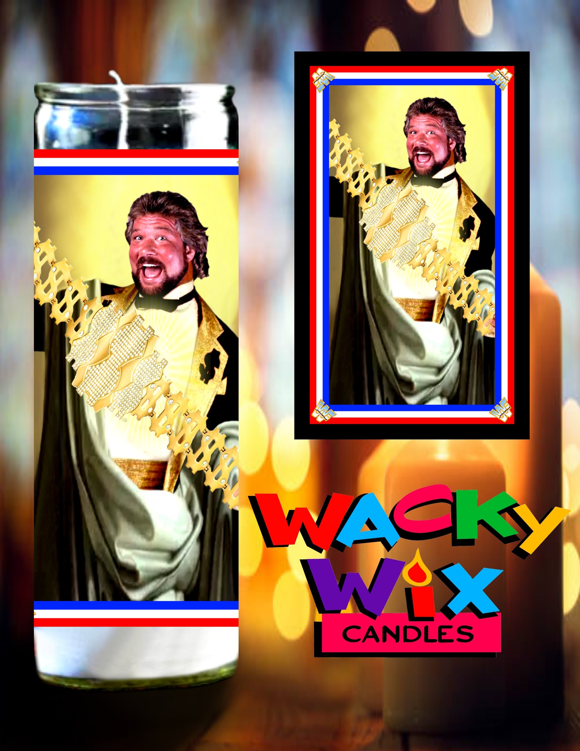 WWF - Million Dollar Man Prayer Candle