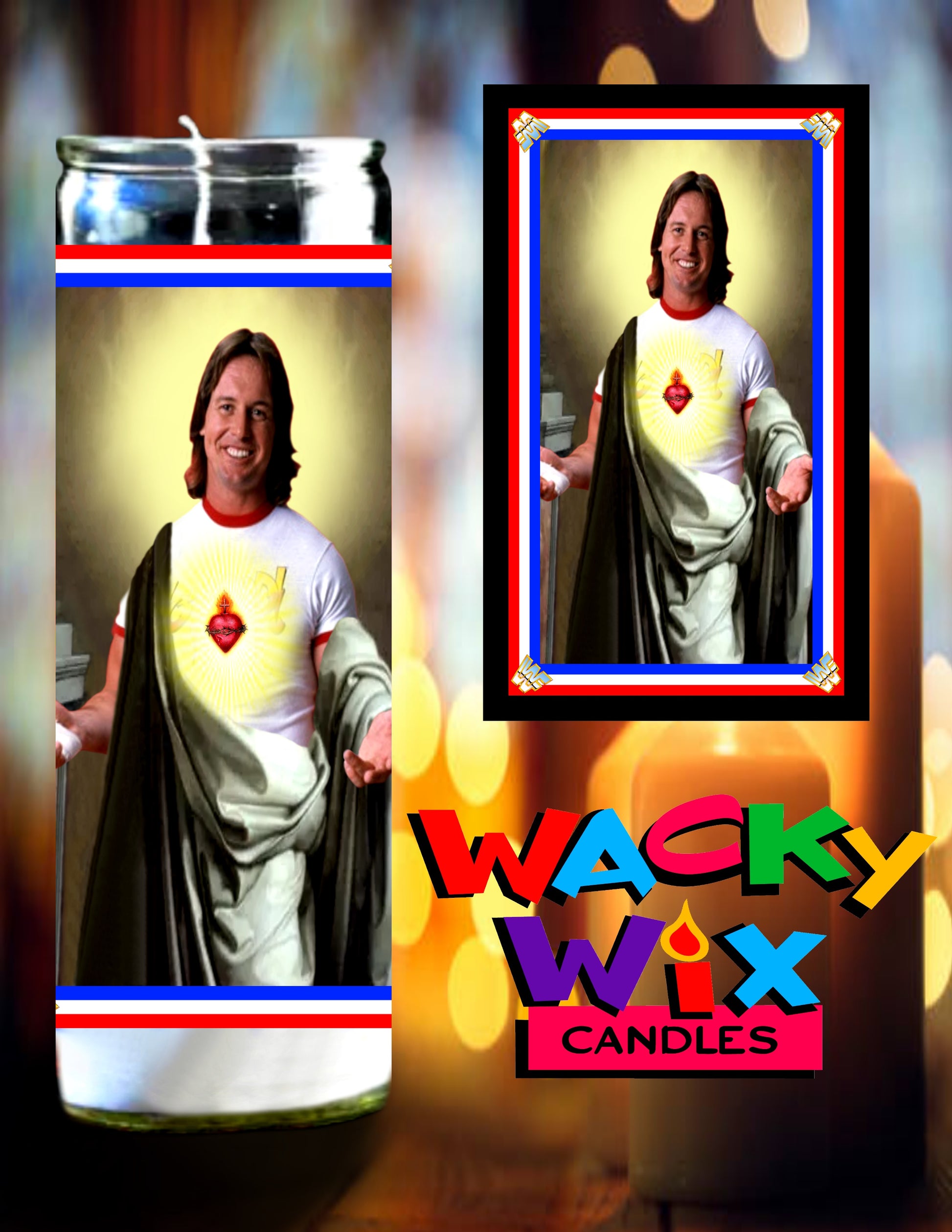 WWF - Roddy Piper Prayer Candle