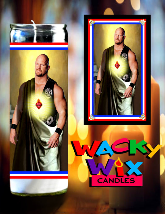 WWF - "Stone Cold" Steve Austin Prayer Candle