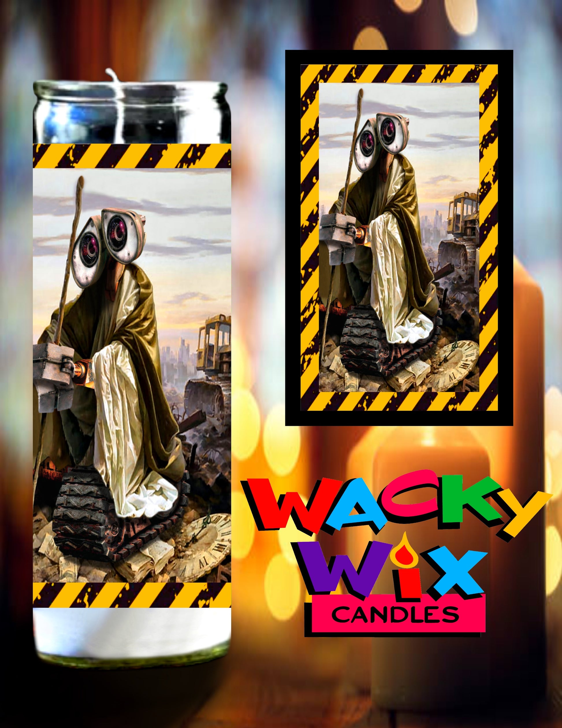 WALL-E Prayer Candle