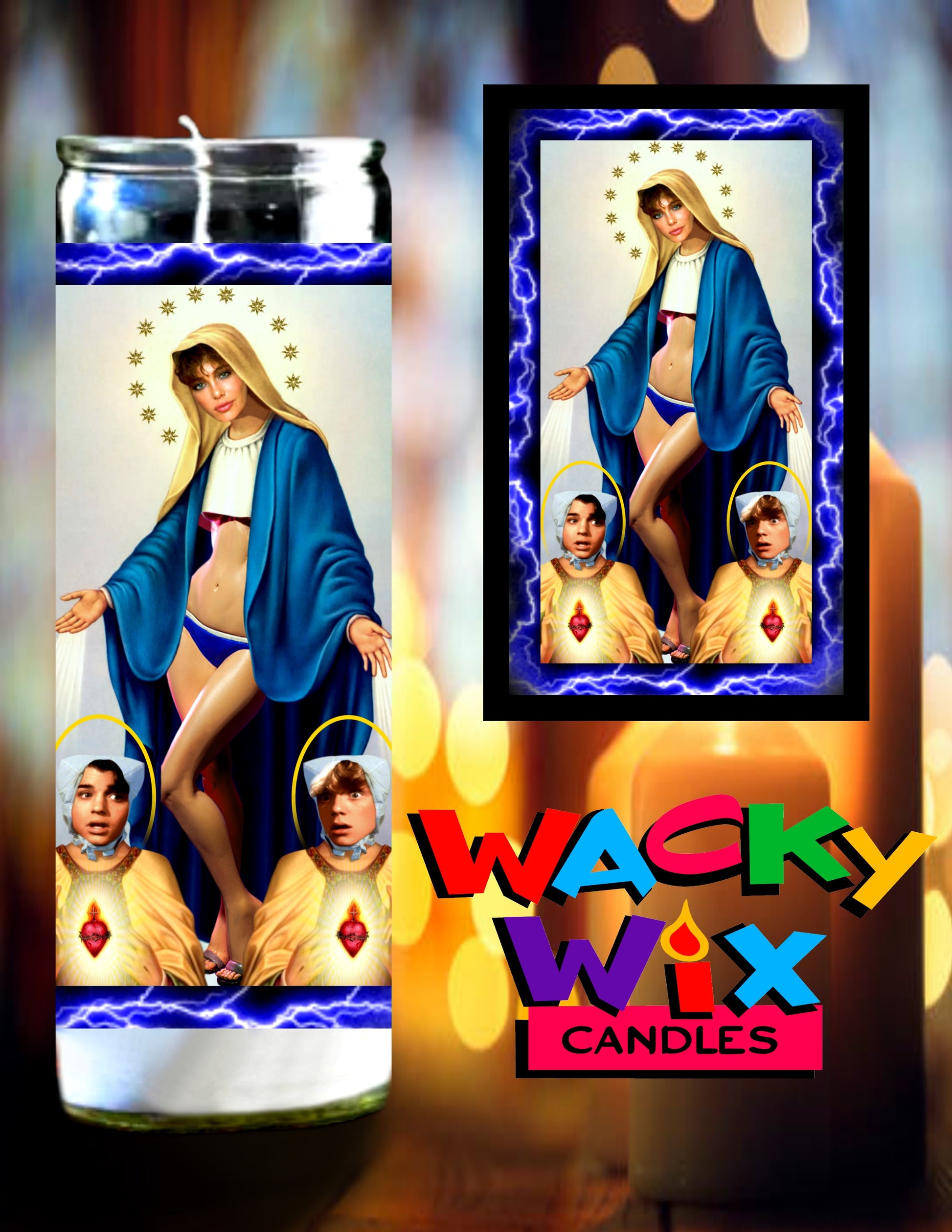 Weird Science Prayer Candle